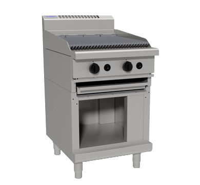 Waldorf 800 Series CH8600G-CB - 600mm Gas Chargrill - Cabinet Base