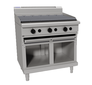 Waldorf Bold CH8900G-CB - 900mm Gas Chargrill - Cabinet Base