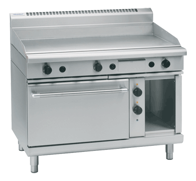 Waldorf 800 Series GP8121GEC - 1200mm Gas Griddle Electric Convection Oven Range