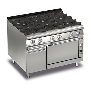 Baron Q70PCF/G1205 6 BURNER GAS COOK TOP WITH GAS OVEN