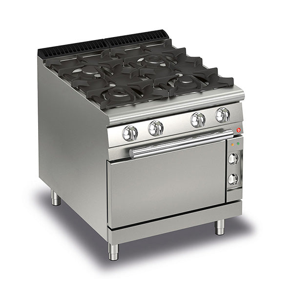 Baron Q70PCF/GE8005 4 BURNER GAS COOK TOP WITH ELECTRIC OVEN